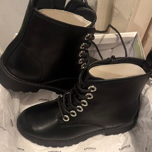 Sonoma Kids Black Lace-Up Boots